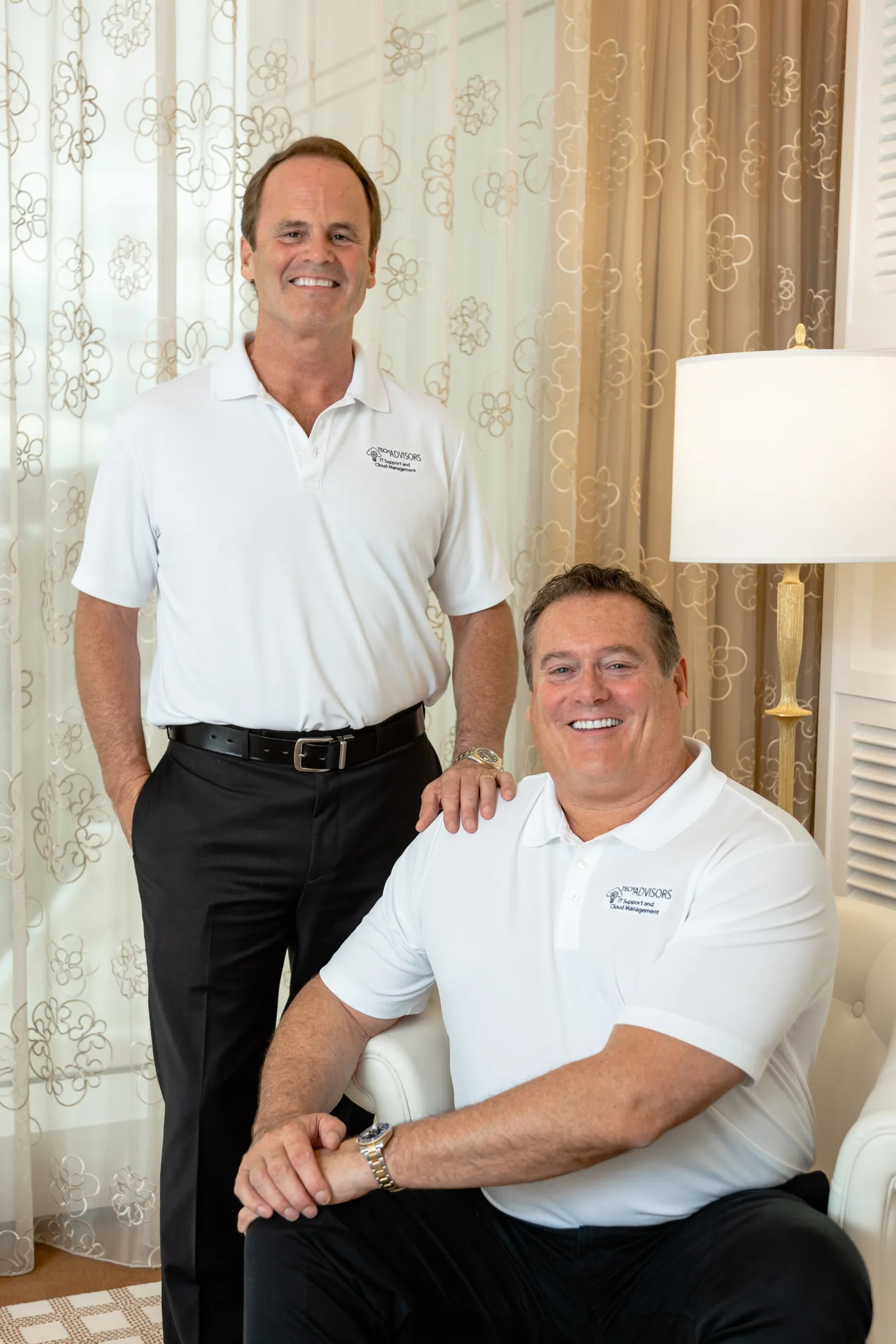 Kevin and Konrad Martin, twin-brother co-founders of Tech Advisors